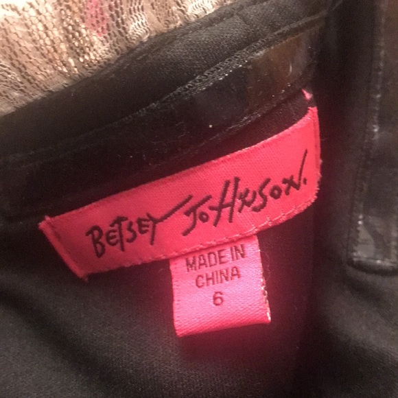 Betsey Johnson Black Gray tulle knee length dress sz 6 whimsygoth fairy grunge - Picture 8 of 11